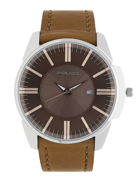 

Police Men Brown & White Analogue Watch PL14384JS11