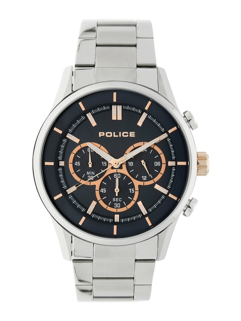 

Police Men Blue & Silver-Toned Analogue Watch PL15001JS03M