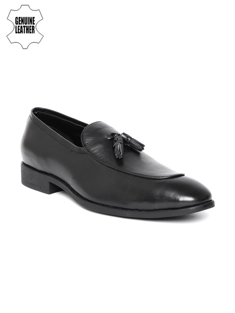 

Blackberrys Men Black Genuine Leather Semiformal Slip-Ons