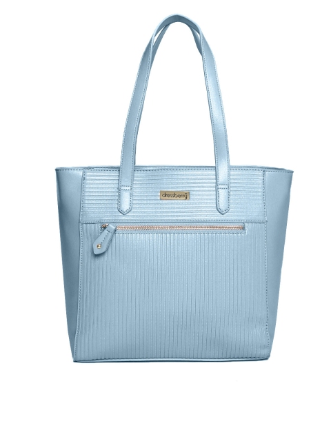 

DressBerry Blue Striped Shoulder Bag