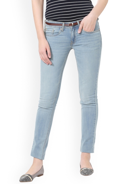 

Allen Solly Woman Blue Slim Fit Mid-Rise Clean Look Jeans