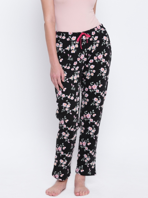

Kanvin Black & Pink Printed Pyjamas MJKSS159X