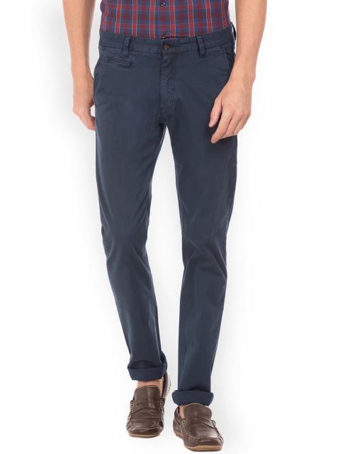 

Arrow Sport Men Blue Slim Fit Solid Chinos