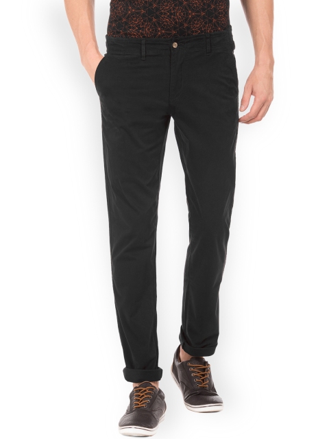 

Arrow Sport Men Black Slim Fit Solid Chinos