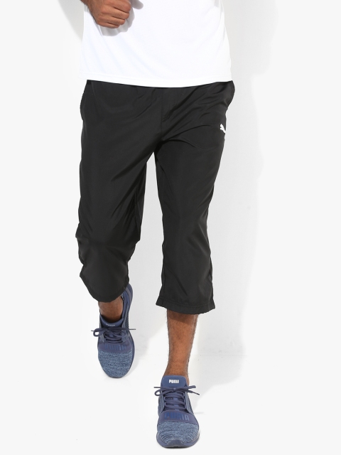 

Puma Men Black Solid ESS Woven Straight-Fit Trackpant