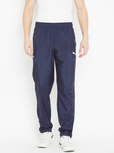

Puma Men Zippered Woven Blue Track Pants