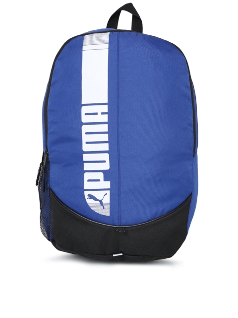 

Puma Unisex Blue Brand Logo Backpack