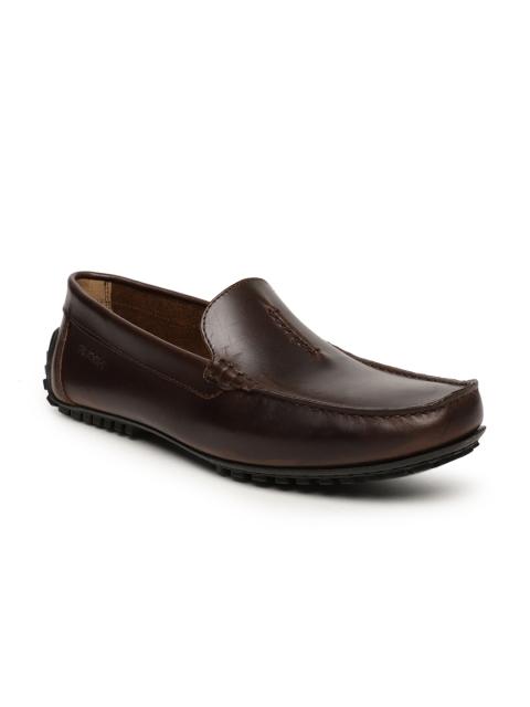 

Ruosh Men Casual Brown Leather Driving Shoes