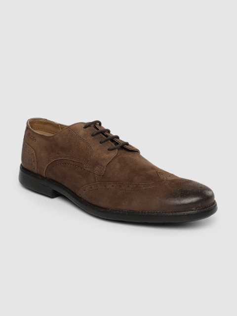 

Ruosh Men Brown Suede Brogues