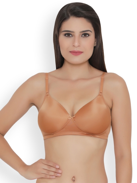 

Clovia Padded Non-Wired Multiway T-Shirt Bra, Brown