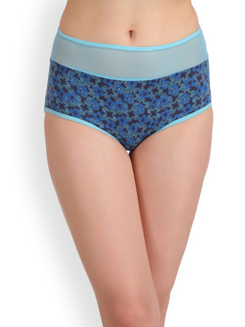 

Clovia Women Blue Printed Hipster Briefs PN2593P08XL