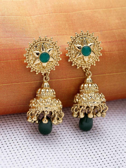 

Voylla Jhankar Women Traditional Gold Plated Earrings