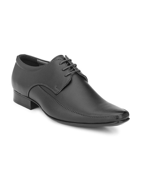 

Ferraiolo Men Black Formal Leather Derby Shoes