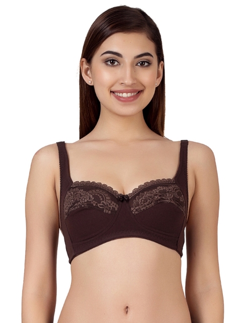

Clovia Brown Solid Non-Wired Non Padded Everyday Bra BR1053R0632D