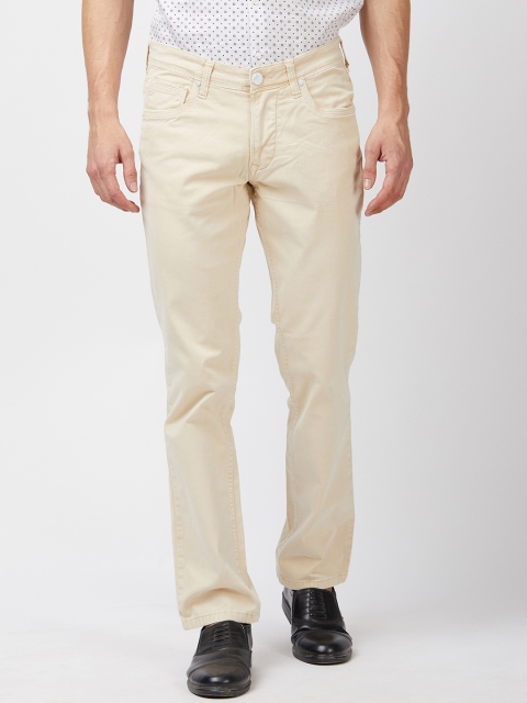 

Integriti Men Beige Slim Fit Mid-Rise Clean Look Jeans