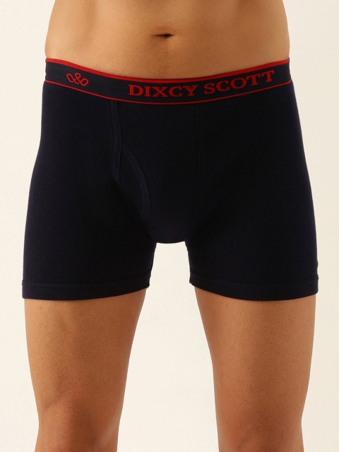 

DIXCY SCOTT Men Navy Blue Solid Trunk K1-PR4668180