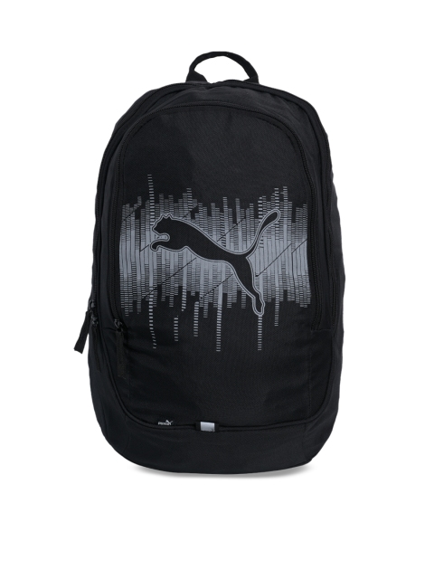 

Puma Unisex Black Brand Logo Backpack