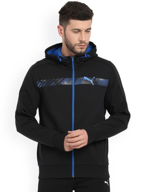 

Puma Men Black Printed Sporty Jacket