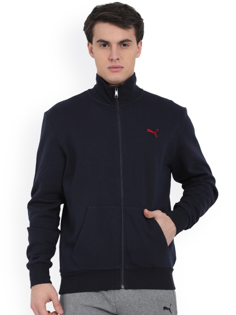 

Puma Men Navy Blue Solid Sporty Jacket