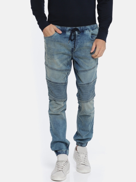 

Ecko Unltd Men Blue Jogger Fit Mid-Rise Clean Look Stretchable Jeans