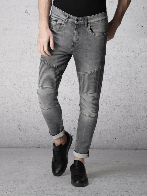 

Ecko Unltd Men Grey Regular Fit Mid-Rise Clean Look Stretchable Jeans