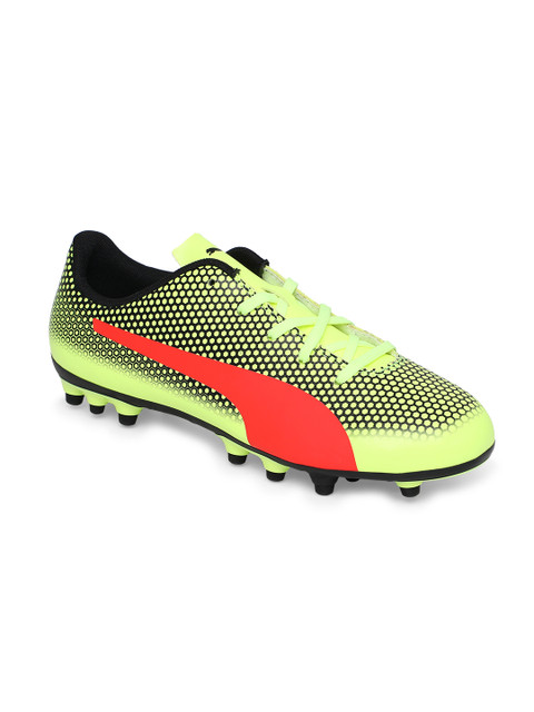 

Puma Fluorescent Green Spirit AG Jr Sport Shoes