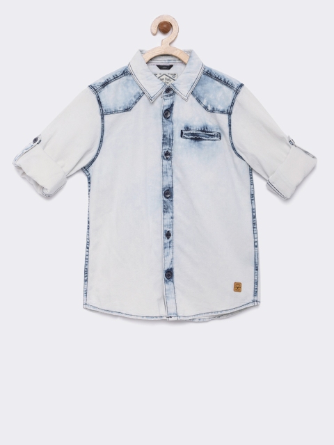 

Allen Solly Junior Boys Blue Sport Regular Fit Casual Shirt