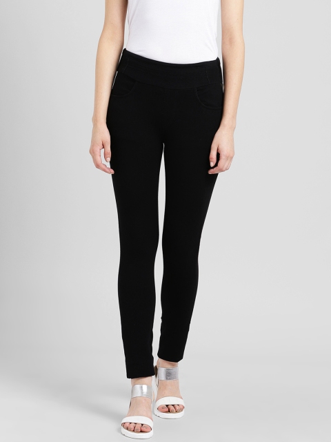 

Devis Black Solid Women's Denim Jeggings