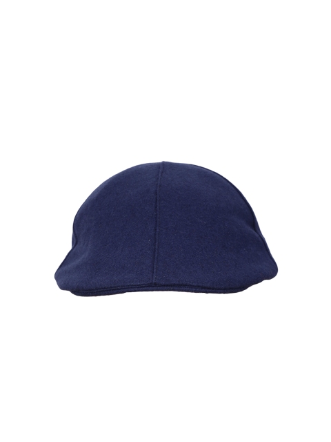 

FabSeasons Unisex Navy Solid Ascot Cap, Navy blue