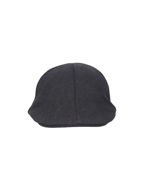 

FabSeasons Unisex Black Solid Ascot Cap