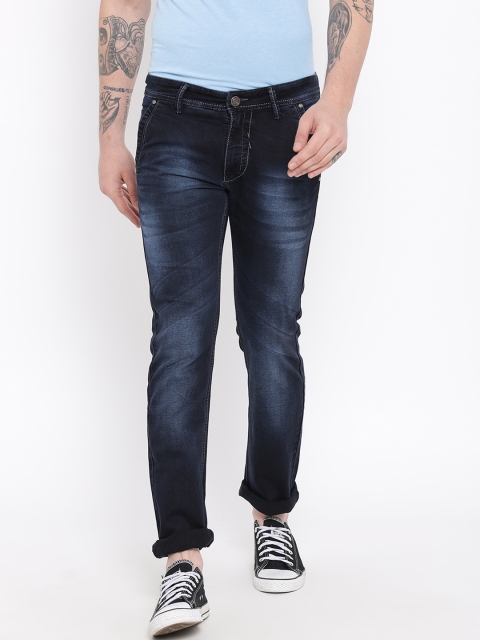 

Duke Men Blue Regular Fit Mid-Rise Clean Look Jeans