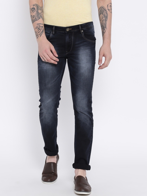 

Duke Men Blue Regular Fit Mid-Rise Clean Look Jeans