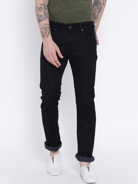 

Duke Men Navy Blue Regular Fit Mid-Rise Clean Look Jeans