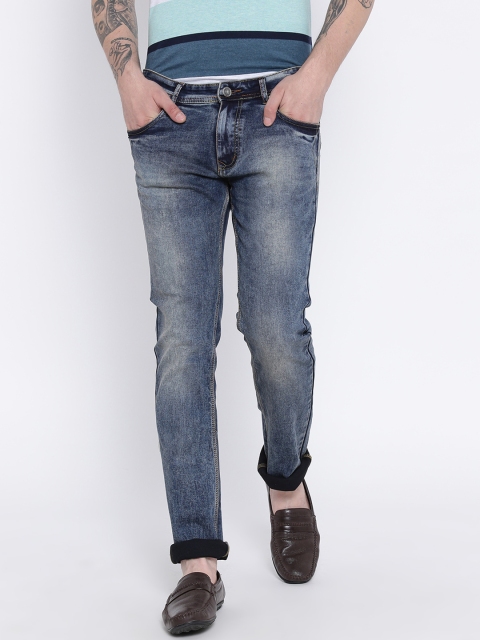 

Duke Men Blue Regular Fit Mid-Rise Clean Look Jeans