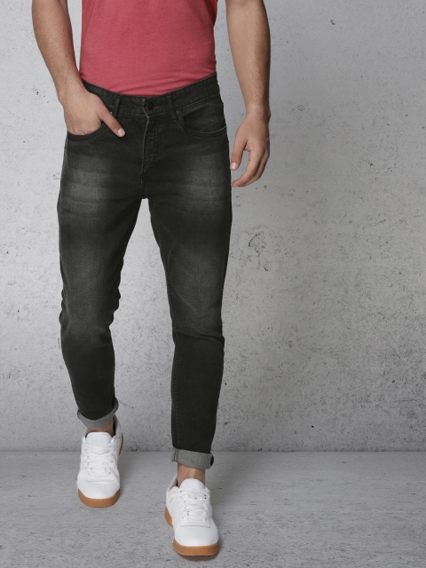 

Ecko Unltd Men Black Tapered Fit Mid-Rise Clean Look Stretchable Jeans