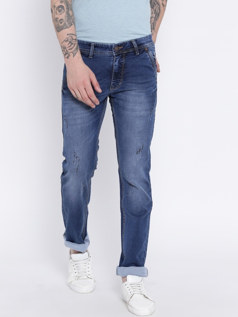 

Duke Men Blue Regular Fit Mid-Rise Clean Look Jeans