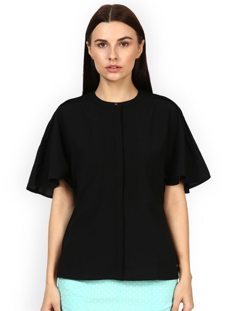 

Park Avenue Women Black Solid Top