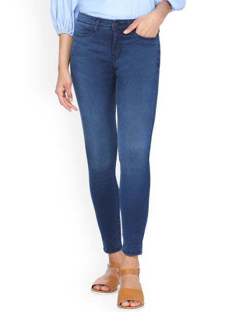 

Allen Solly Women Blue Regular Fit Mid-Rise Clean Look Jeans
