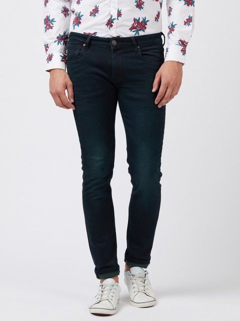 

Easies Men Teal Slim Fit Mid-Rise Clean Look Jeans