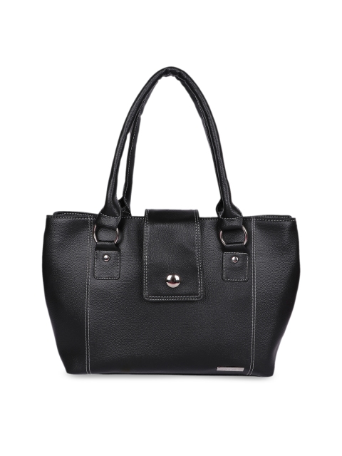 

OsaiZ Black Solid Handheld Bag