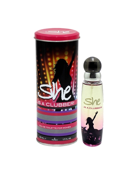 

She Is Clubber Eau De Toilette 50 ml, Black