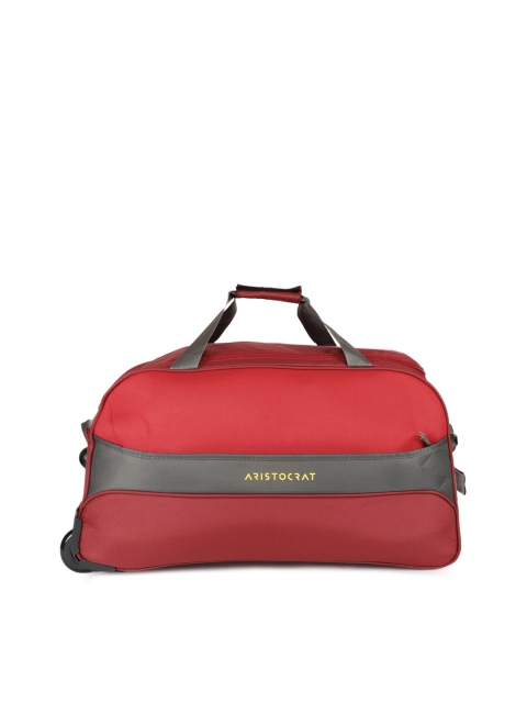 

Aristocrat Unisex Red Draft DFT 65 Medium Trolley Duffel Bag