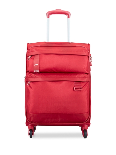 

Skybags Unisex Red Solid SKYSURF Cabin Trolley Bag