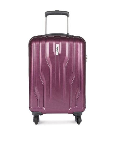 

Skybags Unisex Maroon MARSHAL STROLLY 55 360 Cabin Trolley Suitcase, Magenta