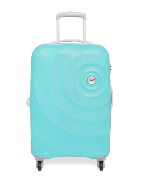 

Skybags Unisex Blue MINT STROLLY 67 360 Medium Trolley Suitcase, Turquoise blue