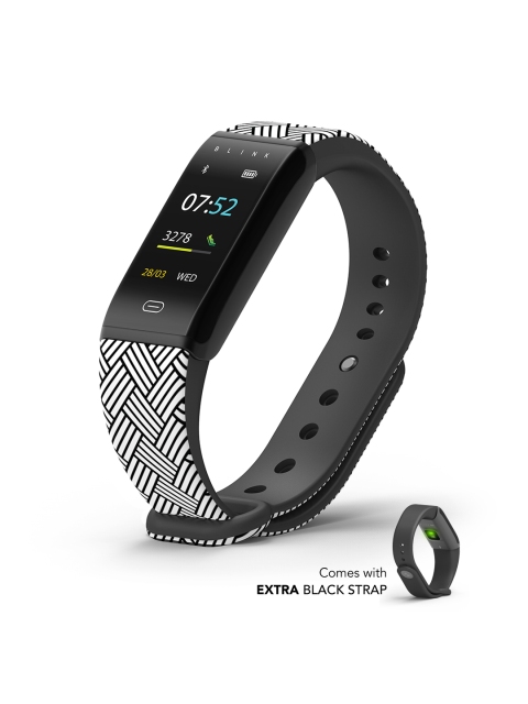 

Blink GO - Zig Black (extra Black Strap) Fitness Wearable Band