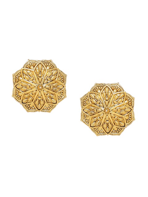 

Voylla Gold-Toned Geometric Studs