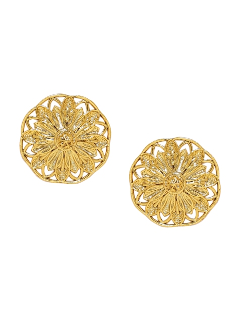

Voylla Gold-Toned Geometric Studs