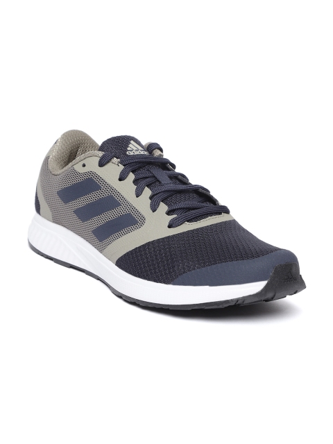 

ADIDAS Men Navy Blue & Beige ADISTARK 2 Running Shoes