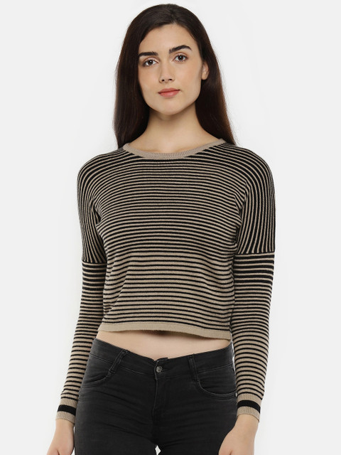 

Manola Women Beige Striped Top